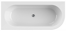 Акриловая ванна Cezares Slim Corner-180-80-60-L-NERO-SET 179x79 черный матовый, L