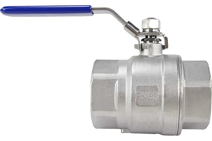 Кран DN.ru КШМП.316.230-ISO Ду15 Ру63 SS316 резьбовой с ISO фланцем D160-05351