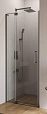 Душевая дверь Cezares SLIDER-B-1-70/80-C-GM 70/80x195, прозрачная, оружейная сталь
