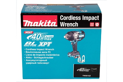 Гайковерт ударный Makita XGT BL без аккумулятора и ЗУ TW001GZ