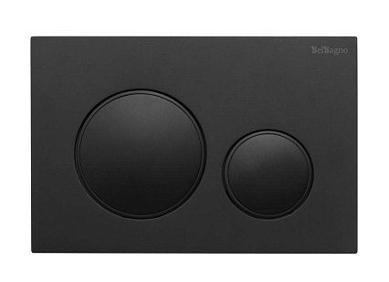 Кнопка смыва BelBagno BB-17C-NERO.M черный матовый Кнопка смыва BelBagno BB-17C-NERO.M черный матовый