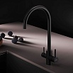 Смеситель для кухни Am.Pm X-Joy S F85B07722 с каналом, черный