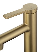 Смеситель для раковины Wonzon&Woghand WW-H1017-BG функция полоскания, брашированное золото