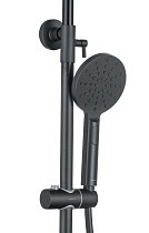 Душевая стойка Aquatek Вега AQ2040MB черный матовый