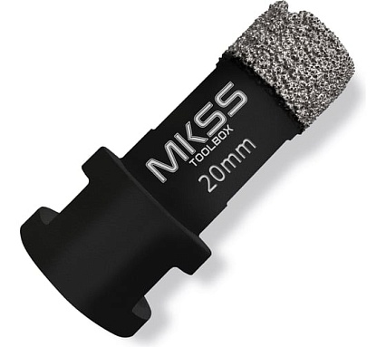 Коронка алмазная универсальная MKSS Toolbox KS2803 HARD 20 мм, M14 для УШМ KS28030020