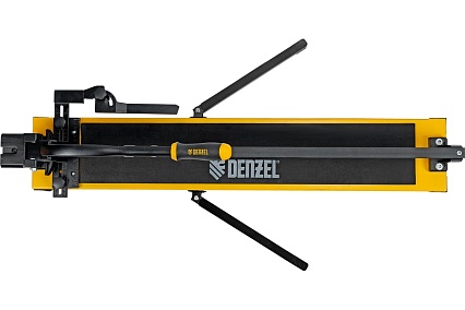 Плиткорез рельсовый Denzel 800x16мм, каретка на подшипнике, стальная станина, усиленная рукоятка-пенал 877016