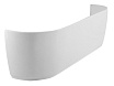 Фронтальная панель Cezares Metauro Wall METAURO-wall-180-SCR-W37 180 см белый глянец