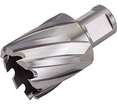 Сверло корончатое HSS по металлу (33х30/63 мм; Weldon 19) D.BOR CD-HSS-030-033-W