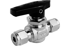 Шаровой кран Hy-Lok 112 серии из нержавеющей стали SS 316, проходной, 1/2&quot; - 1/2&quot; B4V-H-8T