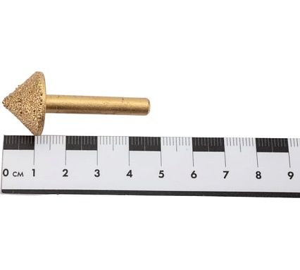 Фреза алмазная V-образная шлифовальная (20х40 мм; хв-к 6 мм) DMV62090 DJTOL 1313