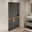 Душевая перегородка Vincea Walk-In VSW-1HR900CGG 90x200 матовое золото, тонированное