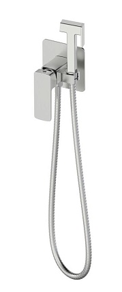 Смеситель Oliveeka D-Line OL-829003-BN с гигиеническим душем, никель матовый
