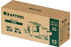 Стальные слесарные тиски Kraftool Steel 200 мм 32701-200