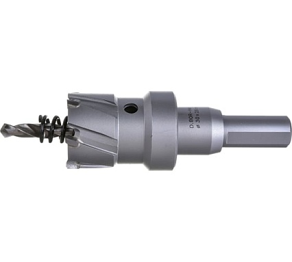 Коронка по металлу HM (30х28 мм; хвостовик 13 мм; комплект) D.BOR HS-HM-28-030-T