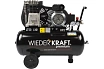 Двухцилиндровый ременной компрессор Wiederkraft 50л 320л/мин WDK-90532