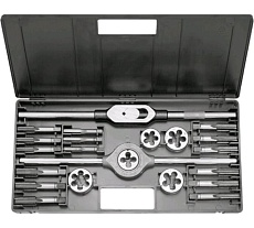 Резьбонарезной набор Bucovice Tools M 2-II, 23 предмета, M12-M20, в пластиковом кейсе 310200