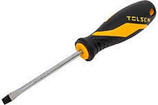 Шлицевая отвертка TOLSEN GRIPro Slotted 6.5 мм, 100 мм 20144