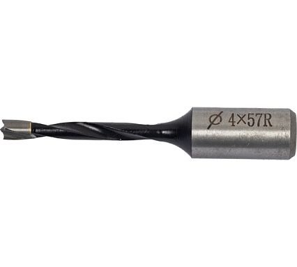 Сверло присадочное усиленное "глухое" (4x57.5 мм; S=10 мм; RH) ROTIS 412.0457R