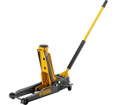 Домкрат гидравлический подкатной Denzel 3т, 85-610мм, быст. подъем, низ. подхват, проф,suv 51271