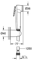 Гигиенический душ Grohe Tempesta-F 26354000