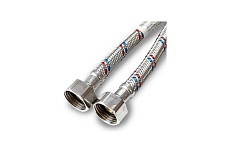 Подводка для воды Damento с нержавеющим оплетением, 1/2 г/г, 100 см 8479