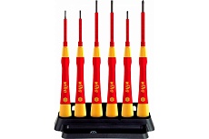 Набор микроотверток Wiha 42989 PicoFinish electric Шлиц, Phillips, с держателем, 6 шт wih42989