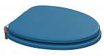 Крышка-сиденье для унитаза Caprigo Armonia KFE-AC-B136 с микролифтом, голубой/хром