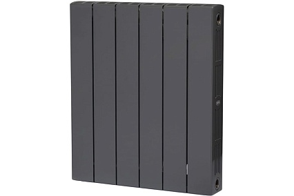Биметаллический радиатор Rifar 53 SUPReMO 500-6, Ду 3/4, титан R S50063/47012