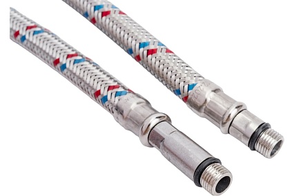 Комплект г/п для смесителя Valtec М10х18+М10х35 - G1/2 80см VTf.005.IS.0410080