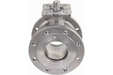 Шаровой кран DN.ru КШмФП.316.200 Ду80 Ру16, с ISO-фланцем и голым штоком D160-01901