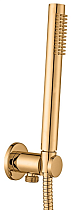 Душевой набор Paffoni Light KITLIG015HGKING душ 30 см, медовое золото