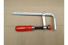 Струбцина BESSEY цельностальная настольная 120/60, 1.8 кН, фикс. скоба для пазов 12x8 BE-GTR12