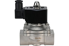 Электромагнитный клапан DN.ru двухходовой VS2W-301V-NO Ду40 Ру10 сталь, VITON 24В DC D130-01869