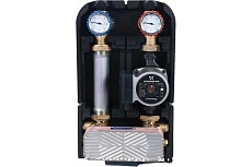 Насосная группа STOUT с 18 пластинами, с насосом, в теплоиз. Grundfos UPSO25-65 SDG-0038-182502 RG008U9S98RSO8