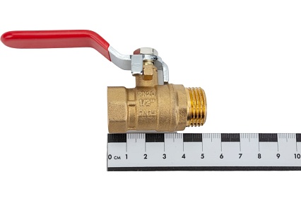 Шаровой кран ProfEco 1/2 ВР-НР, муфтовый, ручка, Ду15, Ру20 11Б27п1 PE-12FML