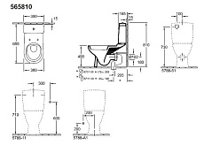 Чаша для унитаза Villeroy&Boch O.novo 56581001