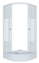 Душевой уголок Тритон Стандарт Узоры А 100х100