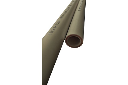Труба Политэк PPRC PN 20 ф20x2,8 (2 м) армир.стекл. (СЕРЫЕ) 9200020028/2с