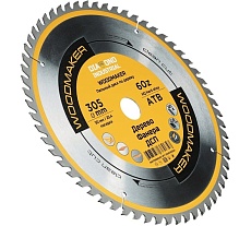 Диск пильный по дереву Woodmaker 305x30/25.4 мм, Z=60 ATB Diamond Industrial DIDD305Z60