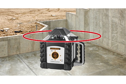 Полностью автоматический ротационный лазер Laserliner Quadrum 400 Pro S 053.00.10A