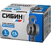 Цепная шестеренная таль, 1т/2,5м Сибин 43085-1_z01