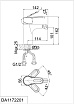 Смеситель для биде D&K Bayern Hamburg DA1172201 хром