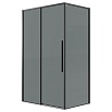 Душевой уголок Grossman Galaxy 120.K33.01.1310.21.10 130x100 тонированный, черный матовый