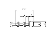 Прижим механический вертикальный KUKAMET B211-0-M