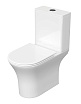 Унитаз-компакт Aquatek Optima AQ4412-00 безободковый, с микролифтом
