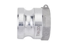 Алюминиевый камлок TITAN LOCK типа А серия EcoLine, ниппель внутр. резьба BSP 2&quot; TL200AAL-EL