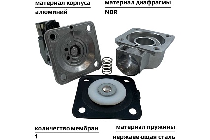 Импульсный электромагнитный клапан для рукавных фильтров ArTorq IK25R.24DC мембранного типа, резьбовой, диафрагма NBR