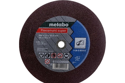 Диск отрезной по стали 350х25.4 мм Metabo 616339000