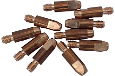 Токоподводящий наконечник М6, 8х28 мм, 1.2 мм, E-Cu, 10 шт EUROSTAR 02М60828Ф1.2М