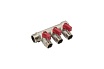 Коллектор с отсекающими шаровыми кранами EUROS 3 выхода 3/4" x 1/2" EU.ST3042135 3x34x12_k